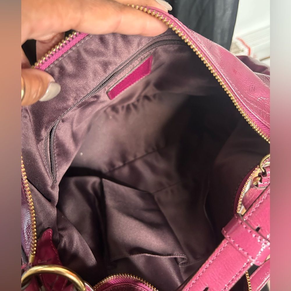 Coach Patent Leather Shoulder Bag - Picture 2 of 9